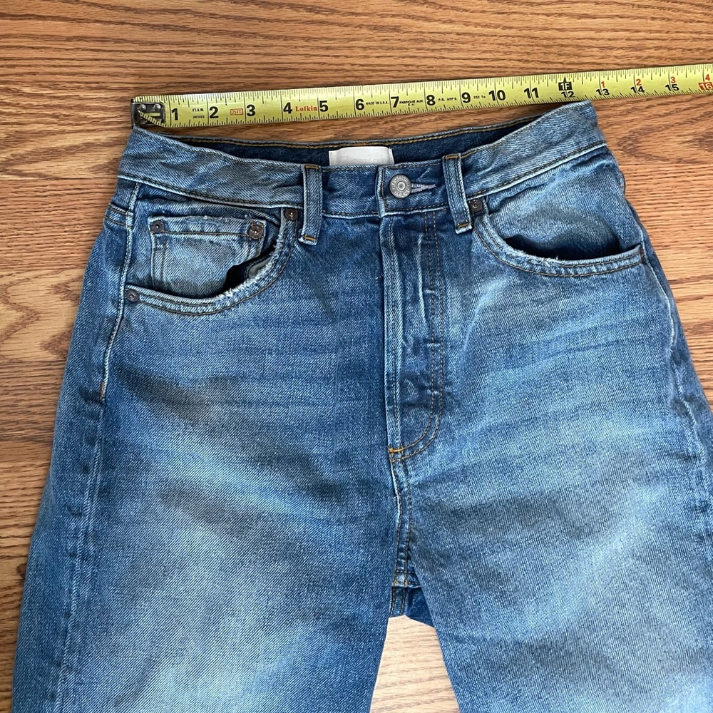 Boyish High Rise Blue Jeans - Picture 10 of 15